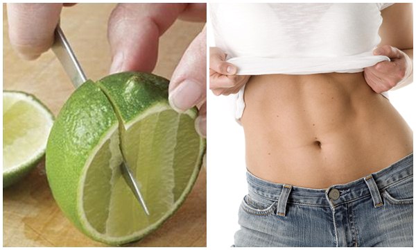 Chà chanh lên bụng bao nhiêu mỡ cũng tan hết