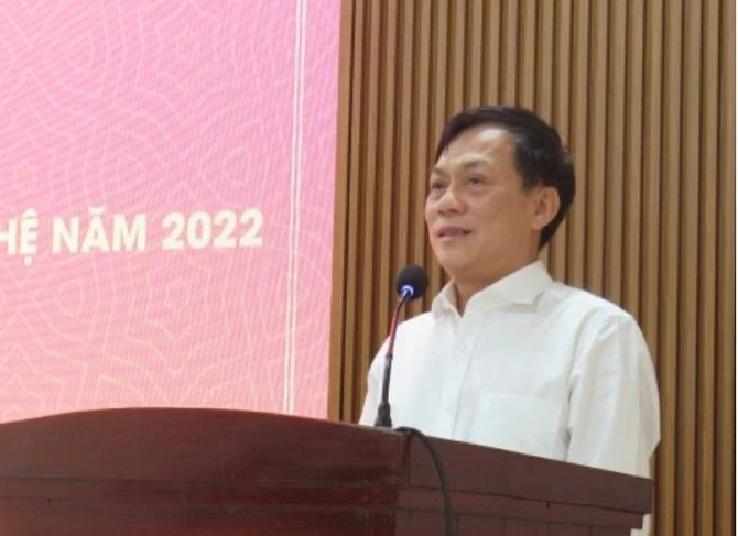 Phó Chủ tịch UBND TP Cần Thơ Nguyễn Ngọc Hè phát biểu tại Hội nghị Tổng kết ngành KH&CN Cần Thơ năm 2022