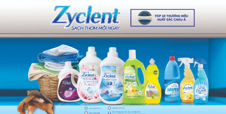 Nước giặt Zyclent - Thương hiệu thân thiện dành cho mọi nhà