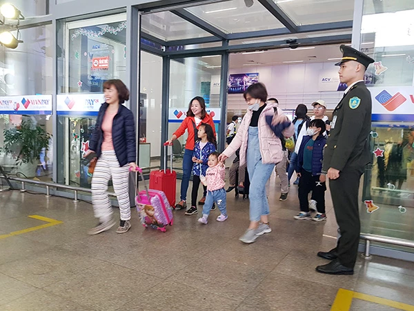Lực lượng an ninh hàng không sân bay Đà Nẵng tăng cường đảm bảo an ninh, an toàn trong dịp Tết