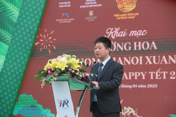 Ông Bùi Duy Quang phát biểu khai mạc sự kiện.