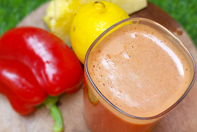 4 công thức làm nước ép giảm cân với ớt chuông