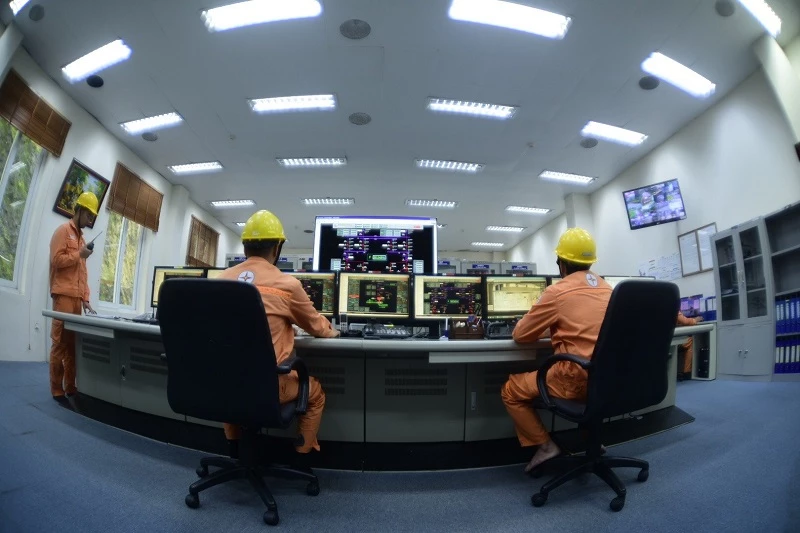 Phòng điều khiển trung tâm Nhà máy Thủy điện Đồng Nai 3.