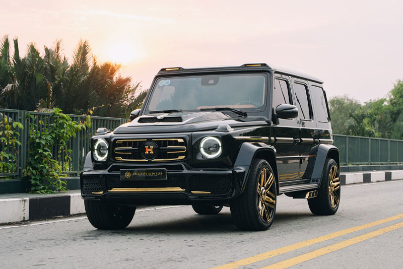 Chi tiết siêu xe Mercedes-AMG G63 mạ vàng độc nhất Việt Nam