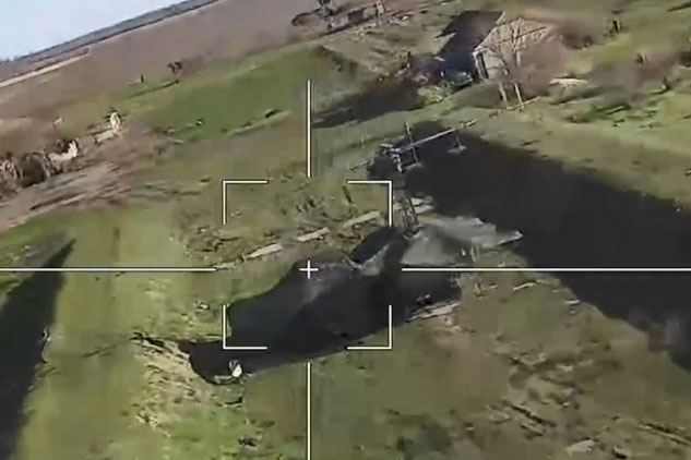 UAV cảm tử Nga đánh vào trạm radar của Ukraine ở Kherson