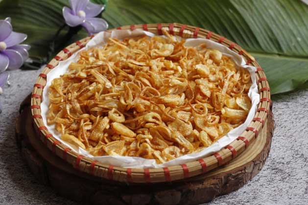 Thêm vài giọt này khi chế biến, hành phi giòn tan, thơm nức và để cả tháng vẫn ngon