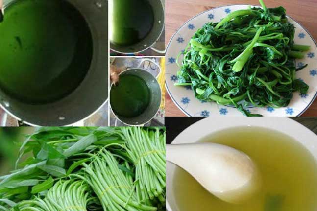 Luộc rau muống thấy nước chuyển sang màu này chớ dại mà ăn cố kẻo rước hết bệnh tật vào người