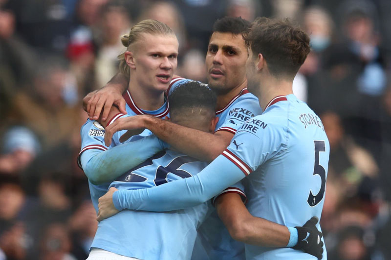 Haaland lập hat-trick, Man City đại thắng Wolves