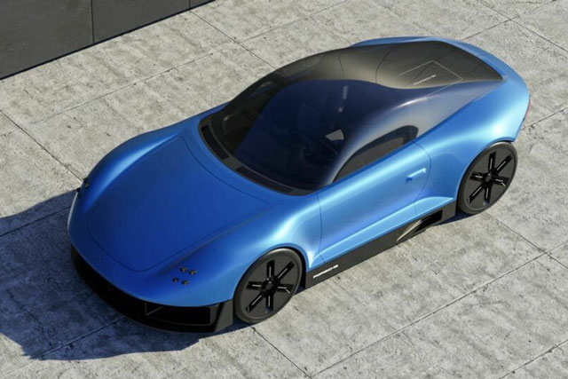 Bản dựng thiết kế của Porsche 911 thuần điện