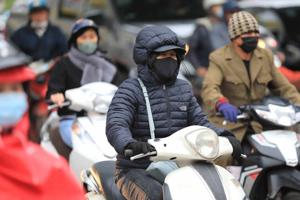 Sau Tết, không khí lạnh tăng cường gây rét đậm, rét hại tại Bắc Bộ