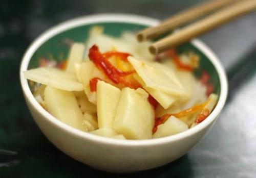 Cách làm món măng muối ngon không còn độc tố