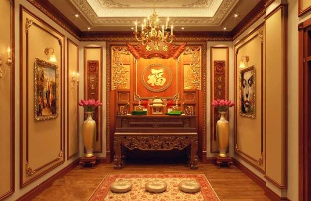 Bàn thờ đặt đúng cung Hao Tài này gia chủ cầu khấn tứ phương vẫn nghèo bền vững, làm hùng hục vẫn nghèo