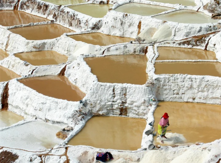 Cảnh đẹp ngoạn mục ở ao muối cổ đại - nơi sản xuất loại muối chữa bệnh quý giá - 5