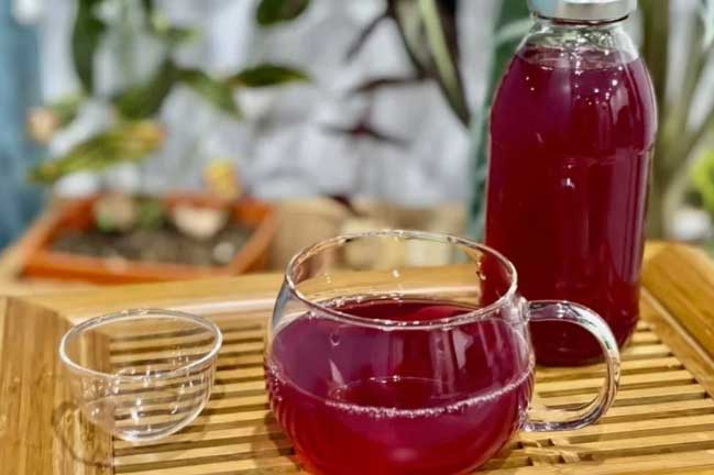 Cách uống nước lá tía tô đẹp da, thải mỡ, giảm cân