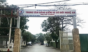 Công an khám xét Trung tâm Đăng kiểm xe cơ giới Nghệ An