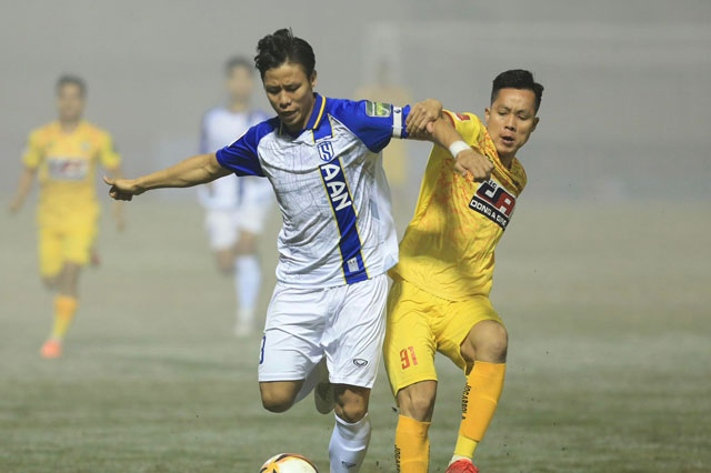 Quế Ngọc Hải chơi ấn tượng, Thanh Hóa bị SLNA ngắt mạch thắng