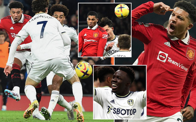 Rashford, Sancho lập công, Man Utd ngược dòng giành 1 điểm