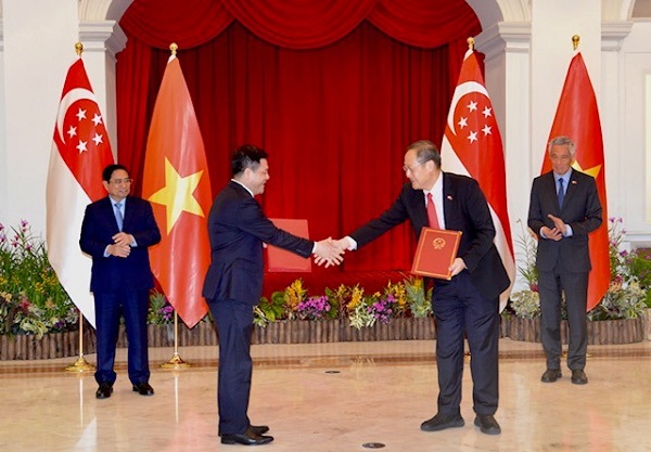 Nhiều lĩnh vực tiềm năng về kinh tế, thương mại được Việt Nam - Singapore ký kết hợp tác
