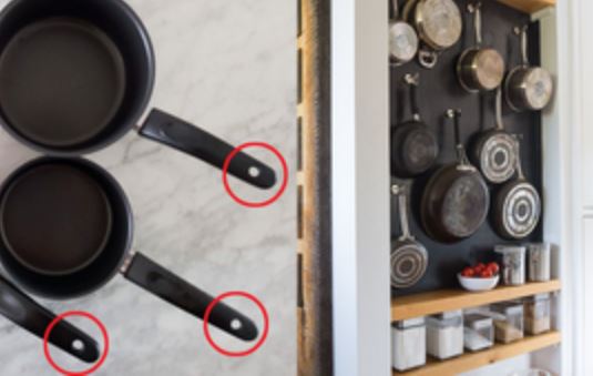 Lỗ tròn trên cán nồi chảo để làm gì? 90% người được hỏi sẽ chỉ trả lời: Để treo