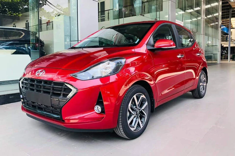 7. Hyundai Grand i10 (doanh số: 632 chiếc).