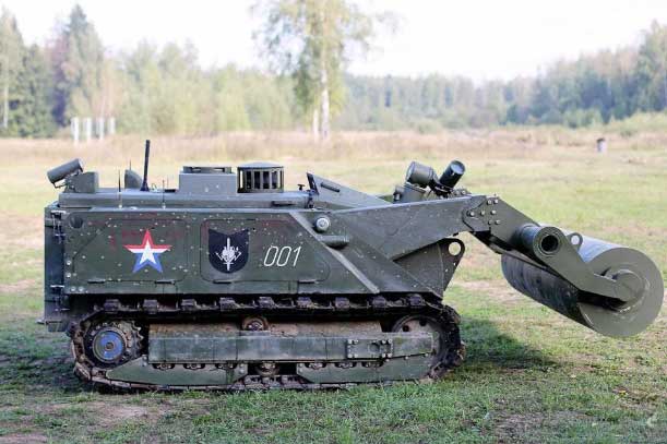 Khám phá Robot Uran-6 - "Chú chuột chũi" của công binh Nga