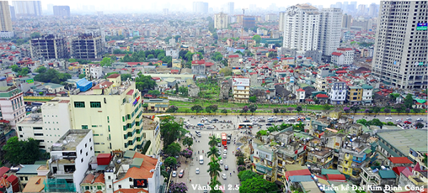 Dự án 2.5 là một trong những dự án giao thông nổi bật và quan trọng bậc nhất tại khu vực thành phố Hà Nội.