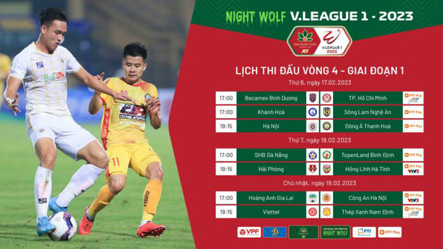 Vòng 4 Night Wolf V.League 2023: Tâm điểm vẫn nằm ở Thủ đô!