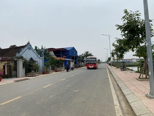 Tuyến đường nông thôn mới tại Hải Phòng