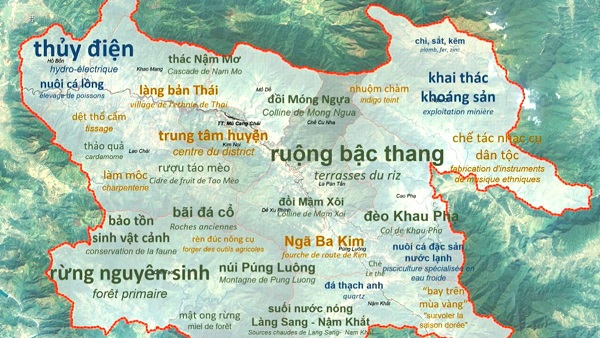 Ví dụ về quy hoạch tại huyện Mù Cang Chải, tỉnh Yên Bái.