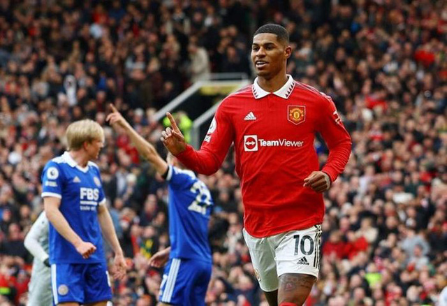 Rashford tỏa sáng, Manchester United thắng đậm Leicester
