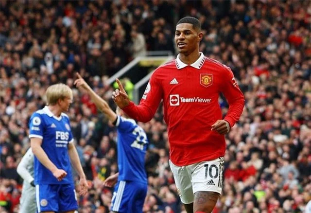 Rashford tỏa sáng, Manchester United thắng đậm Leicester - Ảnh 3.