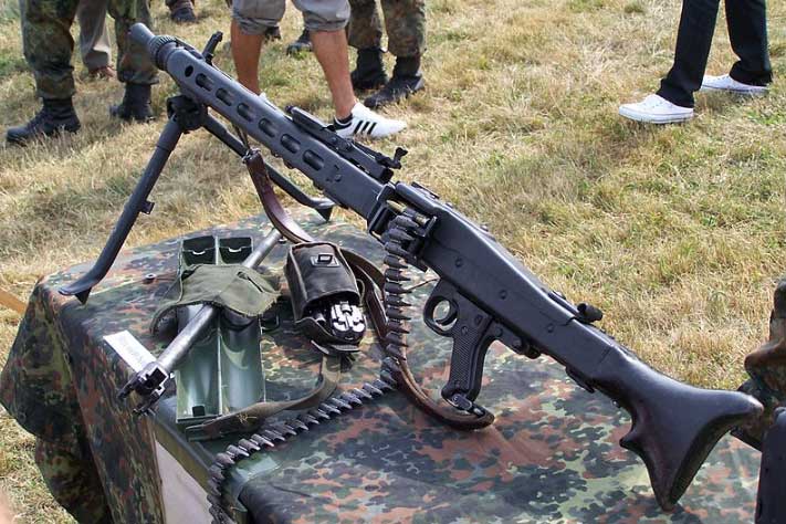 Cận cảnh súng máy MG3.