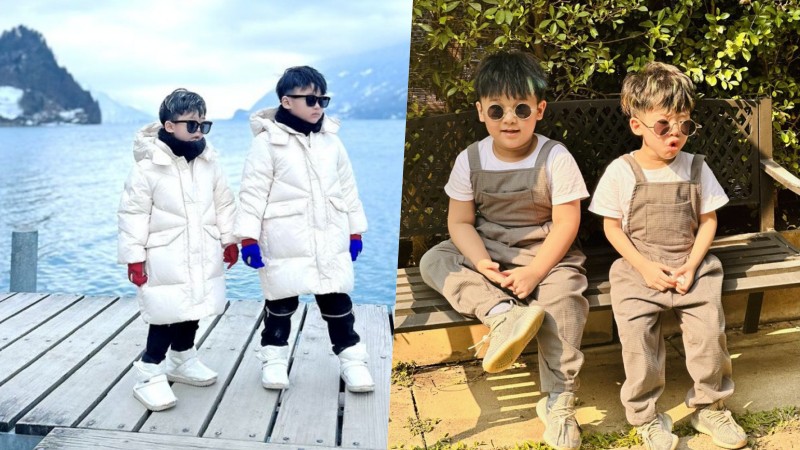 Mê mẩn với gu thời trang chẳng thua kém fashionista chính hiệu của cặp song sinh “gây bão" mạng xã hội