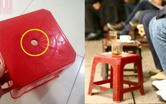 Ghế nhựa nào cũng có 1 lỗ tròn: 90% người dùng mãi mà không biết tận dụng đúng