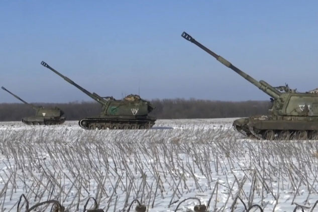 Nga phối hợp nhiều pháo để tấn công dồn dập các đơn vị quân đội Ukraine