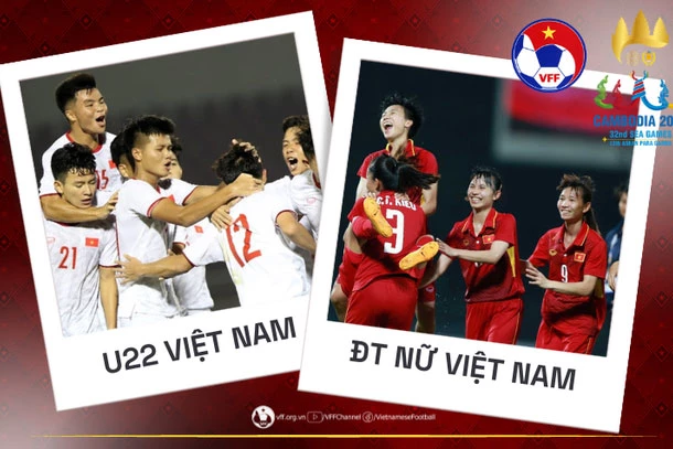 ĐT U22 Việt Nam và ĐT nữ Việt Nam sẽ tham dự SEA Games 32