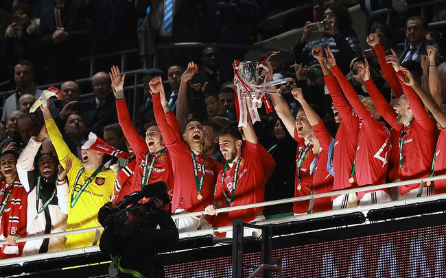 Cầu thủ MU nhận thưởng bèo bọt sau chức vô địch Cúp Liên đoàn Anh