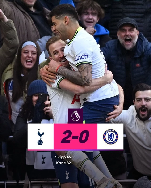 Vòng 25 Ngoại hạng Anh | Chelsea bại trận bạc nhược trước Tottenham - Ảnh 2.