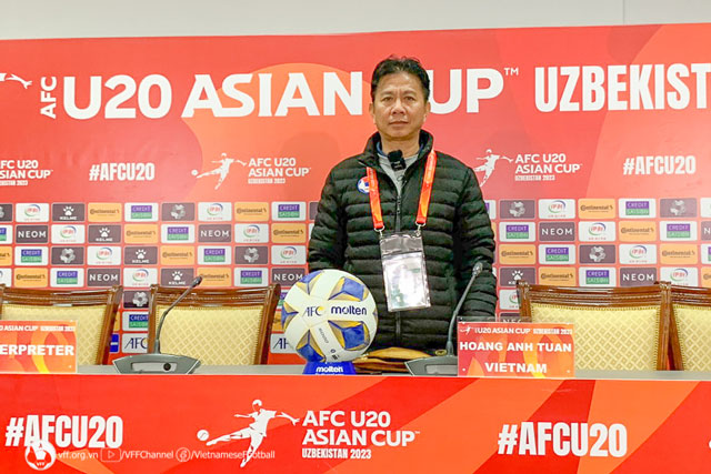 HLV Hoàng Anh Tuấn tuyên bố U20 Việt Nam đã sẵn sàng tranh tài với U20 Australia