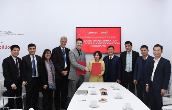 Viettel và Intel ký biên bản ghi nhớ hợp tác phát triển công nghệ hạ tầng số