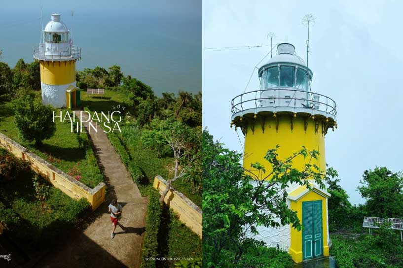 Khung cảnh tựa vườn cổ tích ở ngọn hải đăng trăm tuổi nằm trên bán đảo Sơn Trà