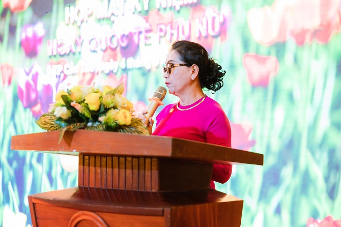 Bàm Tạ Thị Thu - Chủ tịch Hội Nữ doanh nhân TP Cần Thơ