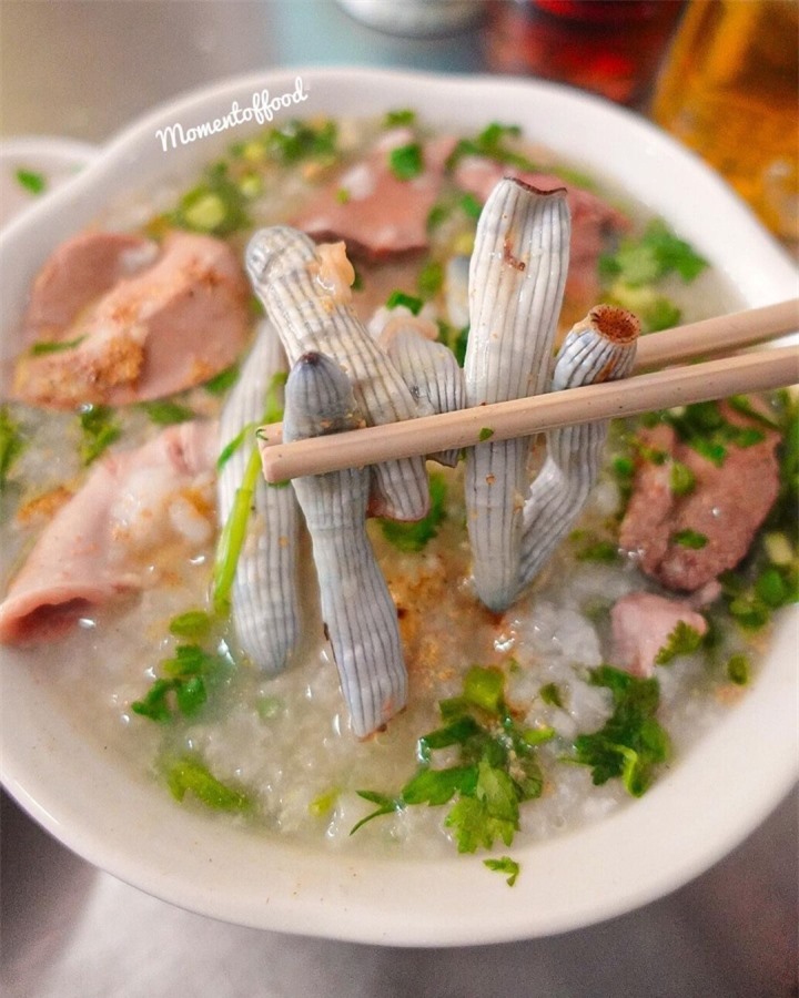 Lạ miệng món cháo sá sùng - loài trùng biển đắt đỏ chưa ăn thì sợ mà thử là mê - 2