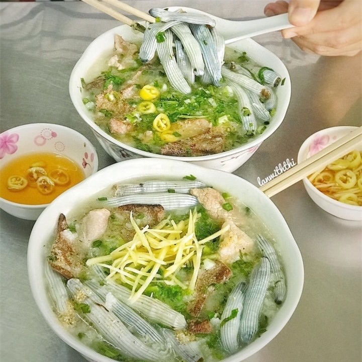 Lạ miệng món cháo sá sùng - loài trùng biển đắt đỏ chưa ăn thì sợ mà thử là mê - 4