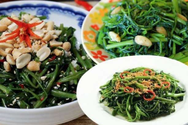 Rau muống ăn theo kiểu này là "rước họa vào thân"