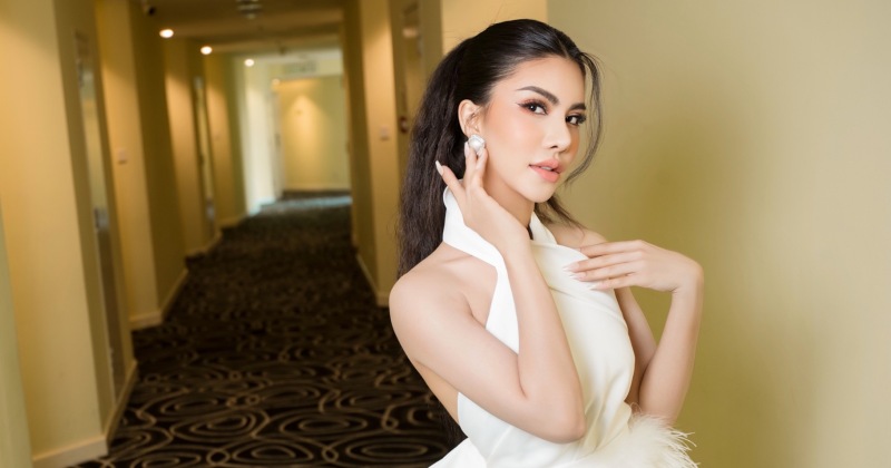 Hoa hậu Loan Vương tung loạt ảnh khoe nhan sắc rạng ngời ở trời Tây