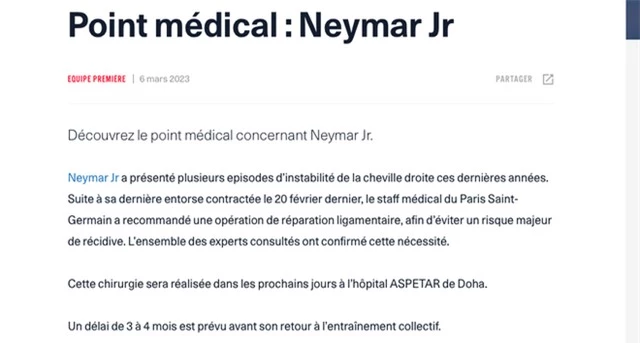 Neymar chính thức tạm biệt mùa 2022/23 - Ảnh 1.