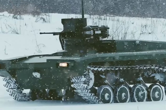 Robot chiến đấu Marker - “sát thủ diệt xe tăng” Nga đưa tới chiến trường Ukraine