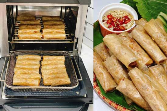 Rán nem đừng vội bỏ vào chảo dầu, làm thêm 1 bước để nem giòn rụm, không bị ngấy dầu mỡ