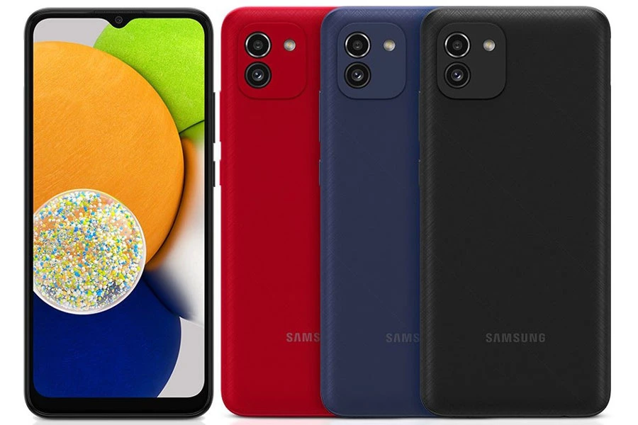 10. Samsung Galaxy A03 (chiếm 1,1% thị phần smartphone toàn cầu).